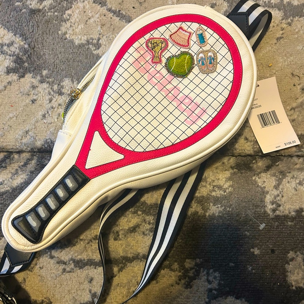 Betsey Johnson Tennis Crossbody BRAND NEW WITH TAG.